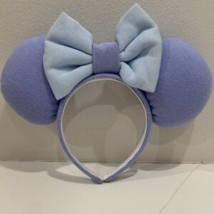 Light Blue and Lavender Mouse Ear Headband